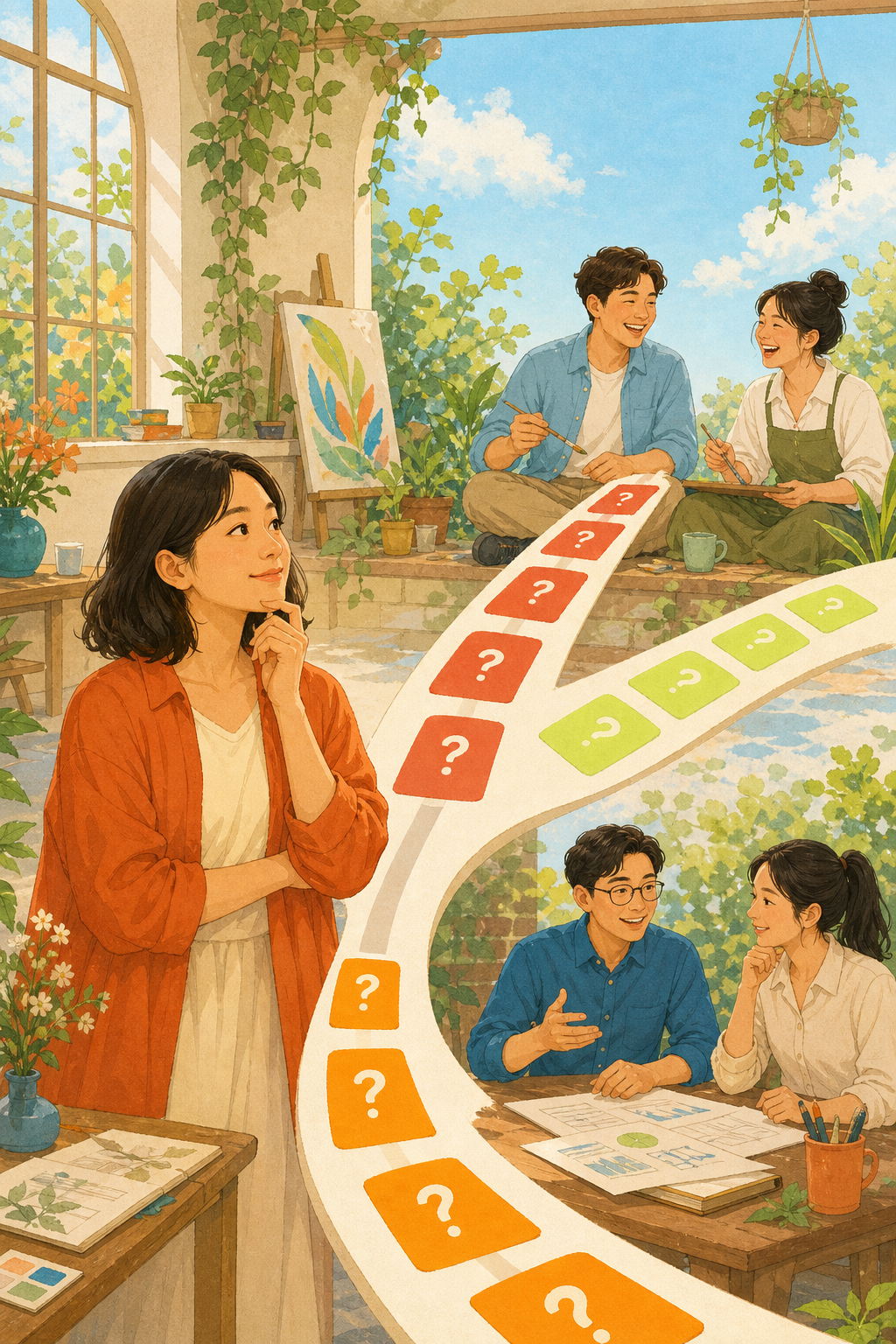 Những nhánh kết nối tình yêu, bạn bè và đối tác bắt đầu từ câu hỏi