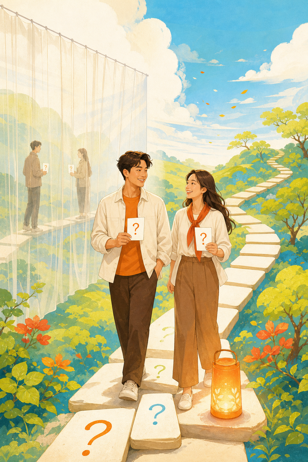 Hai người đồng hành trên hành trình dài được mở ra từ những câu hỏi